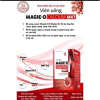 Viên Canxi uống Nature Calcium MK7- Thành phần Magie - Vitamin D Calci - VNGPV