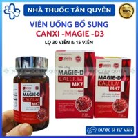Viên Canxi uống Nature Calcium MK7- Thành phần Magie - Vitamin D Calci - VNGPV