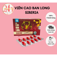 Viên Cao Ban Long Siberia – Tinh Hoa Từ Siberia Dành Cho Sức Khỏe Toàn Diện, dạng viên nang hộp 60 viên tiên lợi