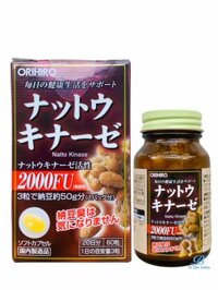 Viên Chống đột quỵ Orihiro Natto kinase  2000FU (Nhật )