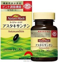 Viên chống lão hoá Astaxanthin Nature Made 30 ngày 60 viên