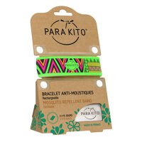 Viên Chống Muỗi PARAKITO Kèm Vòng Đeo Tay Bằng Vải Hoa Văn Inka Loại 2 Viên - PARAKITO Mosquito Repellent Inka Graphic Band With 2 Tablets - PGWB06