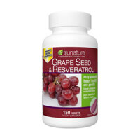 Viên chống oxy hóa chiết xuất từ nho trunature Grape Seed & Resveratrol 150 viên
