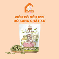 Viên cỏ nén IZZO bổ sung chất xơ, chống búi lông cho thỏ