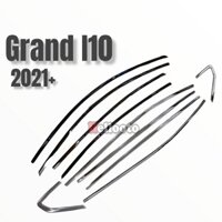 Viền Cong + Nẹp Chân Kính Xe Grand I10 2021 2022