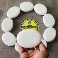 Viên Đá Thạch Anh Massage Lạnh Ovan Trung