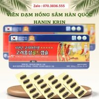 Viên Đạm Hồng Sâm Hàn Quốc Hanin Krin