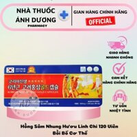 Viên Đạm Hồng Sâm Korean Red ginseng Gold - Hộp 60 Viên Nang Mềm Bồi Bổ Sức Khỏe