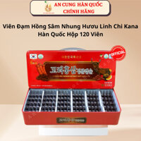 Viên Đạm Hồng Sâm Nhung Hươu Linh Chi Kana Hàn Quốc Hộp 120 Viên Giúp Tăng Cường Sức Khoẻ, Điều Hoà Huyết Áp