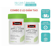 Viên dấm táo giảm cân Apple Cider Vinegar 120mg Swisse 60 viên, hỗ trợ giảm cân thải độc cơ thể