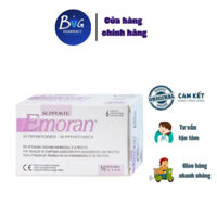 Viên đạn đặt trĩ, viêm trực tràng Supposte Emoran hỗ trợ điều trị bệnh trĩ (1 vỉ x 6 viên)