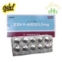 Viên đặt âm đạo Estoril 0.5mg 100 viên của Nhật Bản