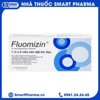 Viên đặt âm đạo Fluomizin điều trị nhiễm nấm âm đạo, nhiễm khuẩn âm đạo (1 vỉ x 6 viên)