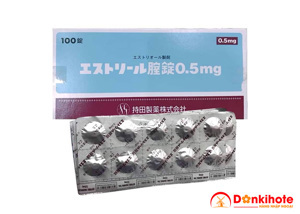 Viên đặt âm đạo Nhật Estoril 0.5mg