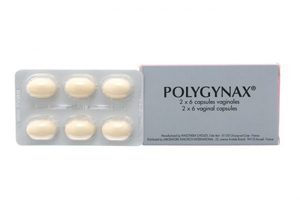 Viên đặt âm đạo trị huyết trắng Polygynax hộp 12 viên