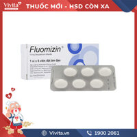 Viên đặt âm đạo trị nấm, nhiễm khuẩn Fluomizin l Hộp 6 viên