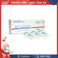 Viên đặt âm đạo trị nấm Neo-Penotran | Hộp 14 viên