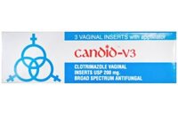 Viên đặt nấm phụ khoa Candid-V3 Glenmark điều trị bệnh nhiễm nấm Candida (1 vỉ x 3 viên)