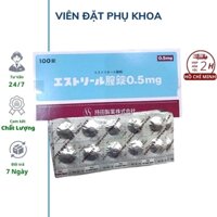 Viên đặt phụ khoa Estoril 0.5mg vỉ 10 viên Nhật - Chữa viêm, se khít