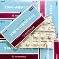 Viên đặt phụ khoa Estoril 0.5mg Nhật Bản vỉ 10 viên