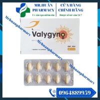 Viên đặt phụ khoa Valygyno (Hộp 1 vỉ x 10 viên) – Thuốc điều trị viêm nhiễm phụ khoa, nấm ngứa phụ khoa