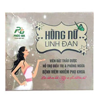 Viên đặt thảo dược Hồng Nữ Linh Đan, hỗ trợ làm sạch vùng âm đạo