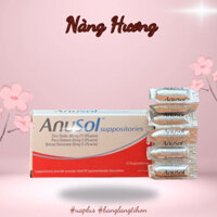 Viên đặt trĩ Anusol Suppositories 12 viên hàng Úc