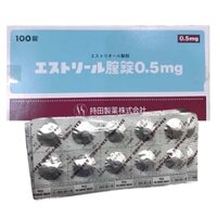 Viên đặt vùng kín giúp se khít, giảm nấm, ngứa Estoril 0.5mg 100v- Nhật