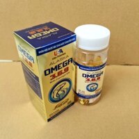 Viên dầu cá Alaska Omega 369 bổ não sáng mắt khỏe tim mạch Chai vàng 100 viên