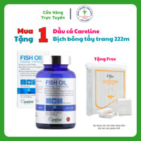 Viên dầu cá Careline Fish oil Lọ 100 viên bổ sung DHA, Omega 3 từ dầu cá hồi tự nhiên Úc - Nhà Thuốc Anh Đức