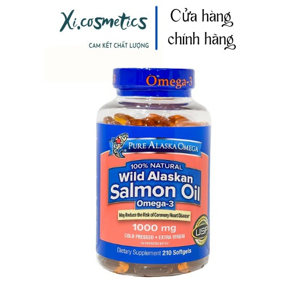 Viên dầu cá hồi Pure Alaska Omega Wild Alaskan Salmon Oil