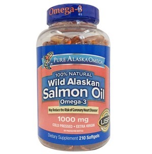 Viên dầu cá hồi Pure Alaska Omega Wild Alaskan Salmon Oil