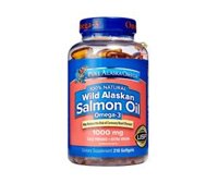 Viên dầu cá hồi Pure Alaska Omega-3 Wild Salmon Fish Oil 1000mg