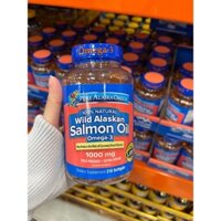 VIÊN DẦU CÁ HỒI _ PURE ALASKA OMEGA 3 WILD SALMON OIL 1000Mg