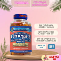 Viên Dầu Cá Hồi Pure Alaska Omega 3 Wild Salmon Oil 1000mg