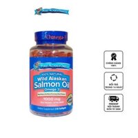 Viên dầu cá hồi Pure Alaska Omega Wild Alaskan Salmon Oil 1000mg