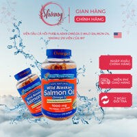 Viên dầu cá hồi Pure Alaska Omega-3 Wild Salmon Oil 1000mg 210 viên của Mỹ - Shinny Shop