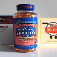 Viên dầu cá hồi Pure Alaska Omega-3 Wild Salmon Oil 1000mg của My
