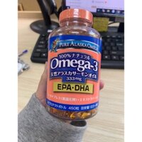 Viên Dầu Cá Hồi Pure Alaska Omega-3 Wild Salmon Oil 1000mg