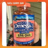 Viên Dầu Cá Hồi Pure Alaska Omega-3 Wild Salmon Oil 333mg