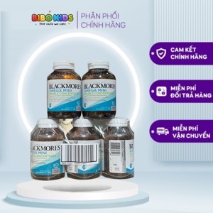 Viên dầu cá không mùi tanh Blackmores Odourless Fish Oil 1000 hộp 200 viên