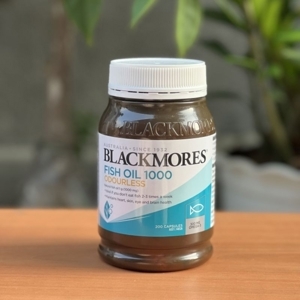 Viên dầu cá không mùi tanh Blackmores Odourless Fish Oil 1000 hộp 200 viên