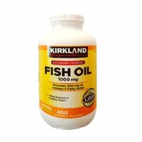 Viên dầu cá Kirkland Nature Omega-3 Fish Oil 1000mg lọ 400 viên