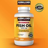 Viên dầu cá Kirkland Signature Fish Oil 1000 mg loại 400 viên