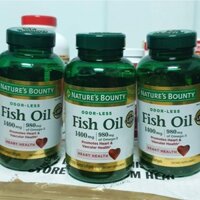 Viên dầu cá Nature Bounty Fish Oil 1400mg Mỹ 130 viên