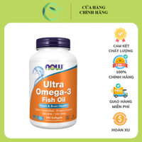 Viên Dầu Cá Now Ultra Omega 3 Bổ Sung Vitamin Và Khoáng Chất Bảo Vệ Tim Mạch, Mắt, Tăng Cường Sức Khoẻ - Chính Hãng Mỹ