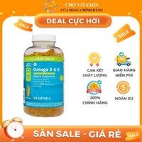 Viên Dầu Cá Omega 3-6-9 May Support Heart Health 325 viên - Hỗ Trợ Sức Khoẻ Tim Mạch, Não Bộ, Hệ Miễn Dịch (USA)