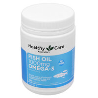 Viên Dầu cá Omega 3 Healthy Care Fish Oil 1000mg 400 viên của Úc