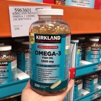 Viên dầu cá Omega 3 KIRKLAND&WEBBER 1200mg330viên NATURALS; hsd 2027-Mall