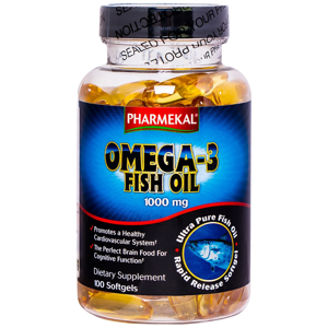Viên dầu cá Pharmekal Omega-3 1000mg 100 viên
